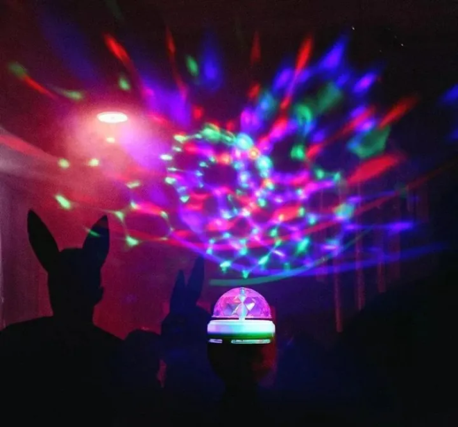 Picture of 360° LED Rotating Bulb Magic Disco Light - Multicolor