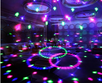 Picture of LED DJ Disco Moving Bulb Light (Multi-Colour - Multicolor