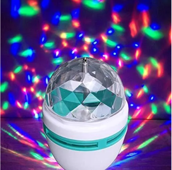Picture of LED DJ Disco Moving Bulb Light (Multi-Colour - Multicolor