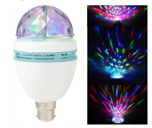 Picture of LED DJ Disco Moving Bulb Light (Multi-Colour - Multicolor