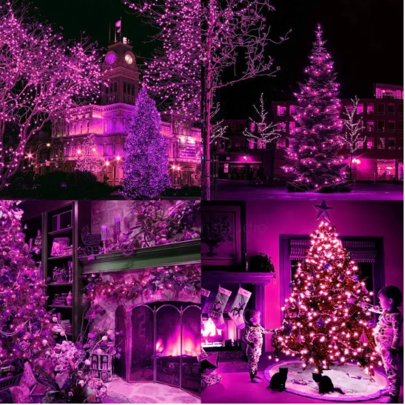 Picture of Decorative Pink Fairy Lights - Pink