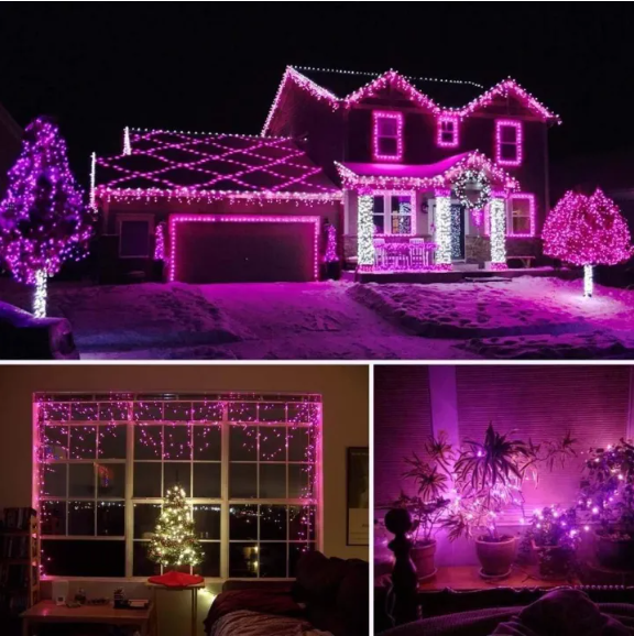 Picture of Decorative Pink Fairy Lights - Pink