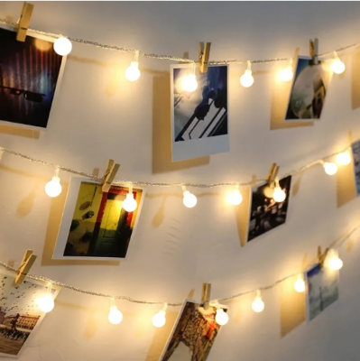 Picture of Warm White Snow Ball Fairy Lights (28-piece set, waterproof - White