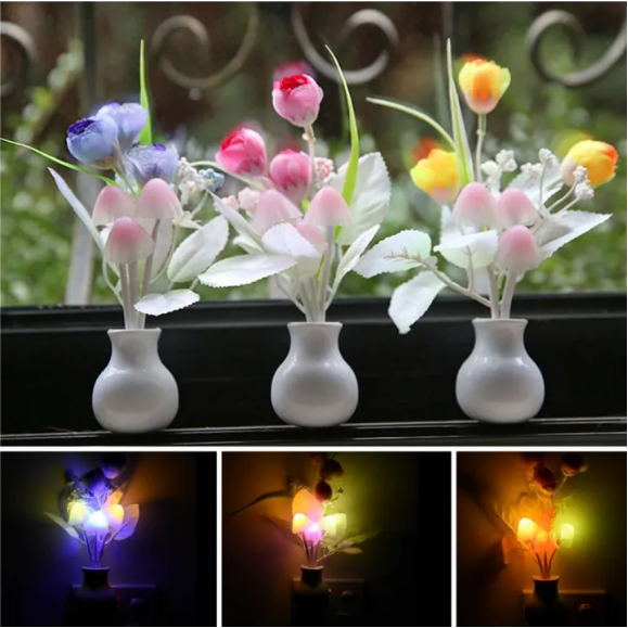 Picture of Honeymoon Moon Light Bedroom Mushroom light automatic sensor with color changing - Table Lamp - Multicolor