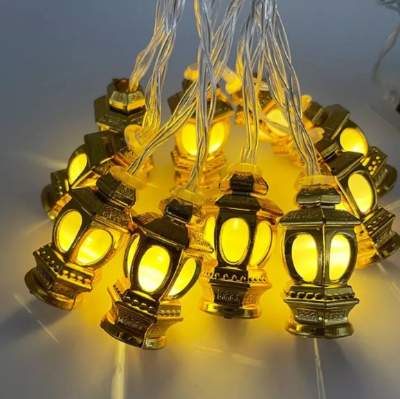 Picture of Golden Glow Lantern Fairy Lights - Gold