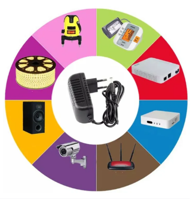 Picture of LED Strip Light Power Supply Adapter – Strip Light - Black