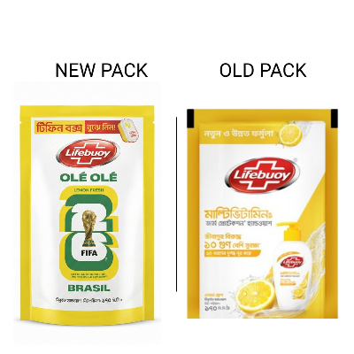 Picture of Lifebuoy Handwash (Soap) Lemon Fresh Refill 170ml (Tiffin Box Free)