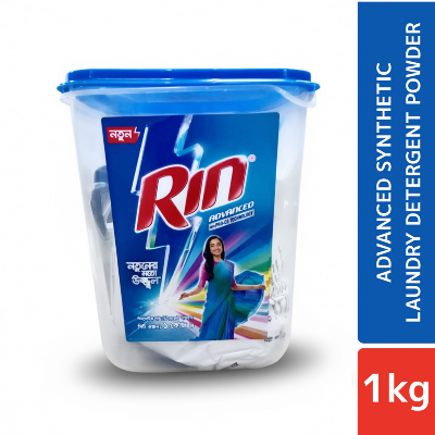 Picture of Rin Advanced Synthetic Laundry Detergent Powder 1kg (Container Free)