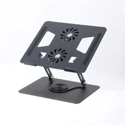 Picture of YL-906 Adjustable Aluminum Laptop Stand with Dual Cooling Fans