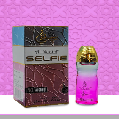 Picture of Al Nuaim Selfie perfume is an alcohol-free, Roll-On Bottle 20ml