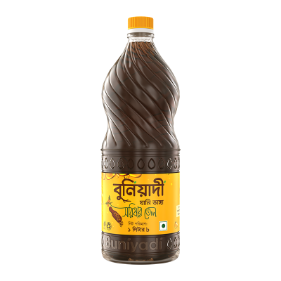 Picture of Buniyadi Mustard Oil Ghani Bhanga 1 Liter