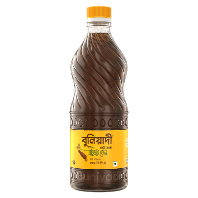 Picture of Buniyadi Mustard Oil Ghani Bhanga 500ml