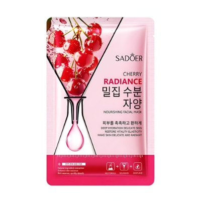 Picture of Sadoer Real Cherry Hydrating Facial Sheet Mask