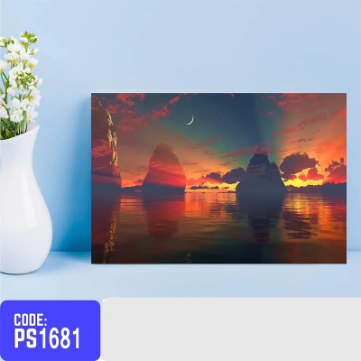 Picture of Premium Quality Wall Canvas Art (Printing) – 18x12 inch 1pes Zigzag Lamination - 18x12 inch