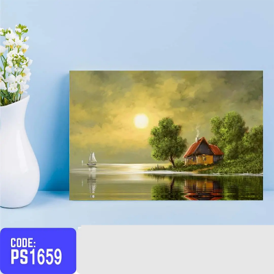 Picture of 1-part 18x12 inch Wall Canvas Art with Zigzag Lamination (Printing) - 18x12 inch