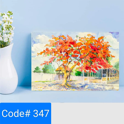 Picture of 1part Wall Canvas Art (printing) code#347 - Multicolor