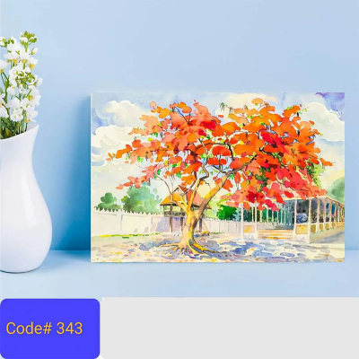Picture of 1part Wall Canvas Art (printing) code#343 - Multicolor