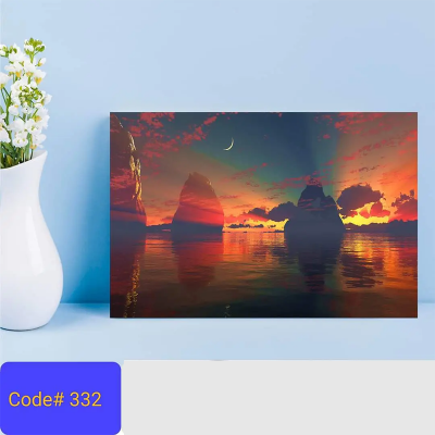 Picture of 1part Wall Canvas Art (printing) code#332 - Multicolor