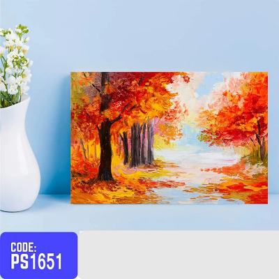 Picture of 1-part 18x12 inch Wall Canvas Art with Zigzag Lamination (Printing) - 18x12 inch