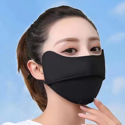 Picture of Gradient Ice Silk Face Mask Uv Sun Protection Summer Adjustable Breathable Men Women Outdoor Running Mask