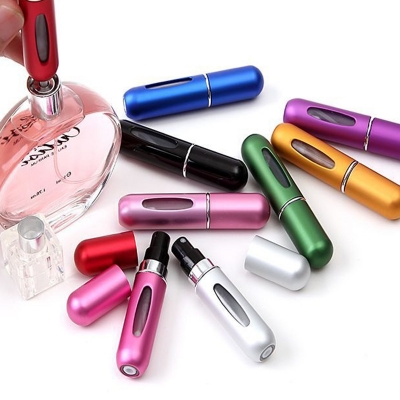 Picture of Perfume Refill Bottle Portable Mini Refillable Spray Jar Scent Pump Case Empty Cosmetic Containers Atomizer For Travel 5ml