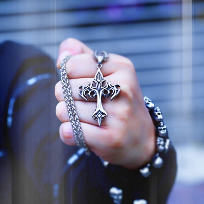 Picture of Anchor and Rope Fashion Pendants Chain Necklace for Men Fashion Jewelry Gift Chain For Men