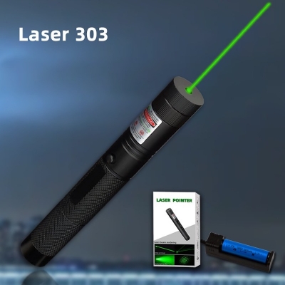 Picture of Green Laser Pointer Rechargeable Laser Pointer Laser Light Adjustable Focus Laser Light Professional Laser Light