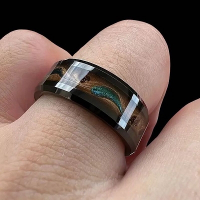 Picture of Men's punk design titanum steel finger ring - Ring For Men - Ring For Men