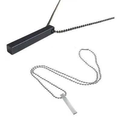 Picture of Black Color Metal Chain for Men