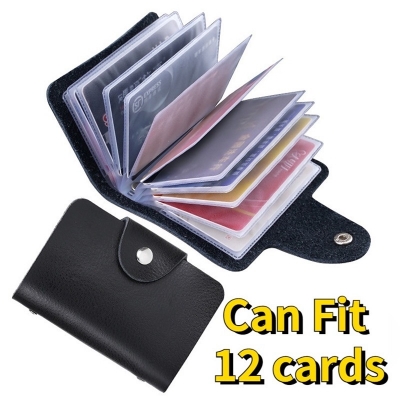 Picture of capacious card holder, bag, universal wallet with zipper