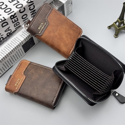 Picture of capacious card holder, bag, universal wallet with zipper