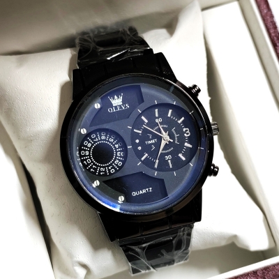 Picture of New Cky Analog Sports Watch for Men-ROUND Black