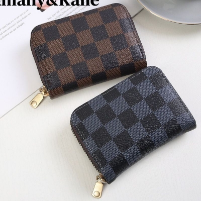 Picture of Brown Color ID Cards Holders Bank Credit Bus Cards Card Holder Organizer  For Men