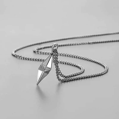Picture of Fashion New Pendant Necklace Men Punk Trendy Simple Stainless Steel Chain Jewellery Gift - Modern - Choice Expression