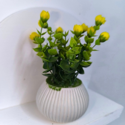 Picture of বাড়ির বাগান সাজানোর জন্য কৃত্রিম ফুল নকল গাছ diy গাছ - artificial flower