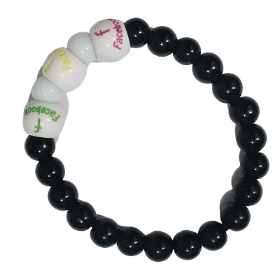 Picture of Facebook New Men's Bracelet Elastic Bracelet