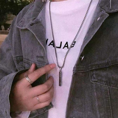 Picture of New Necklace For Men Stainless Steel Chain Necklace For Men