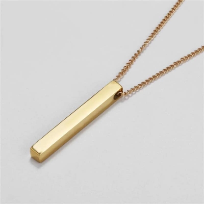 Picture of Golden New Collection  Stainless Steel Trendy Fashion Necklace For Men