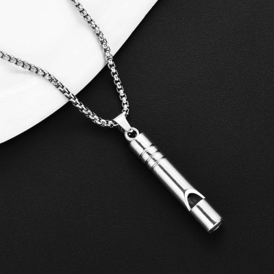 Picture of New Pendant Necklace For Men Stainless Steel Chain Necklace For Men