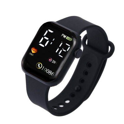 Picture of New LED Digital Fashionable Luxury Silicone Band Sports Colourful Belt Watch for Men