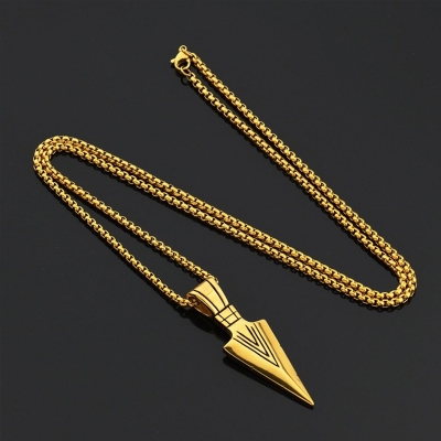 Picture of Stainless Steel Arrow Rocking Pendant for Men