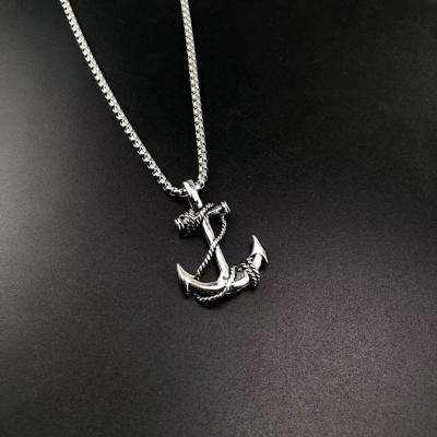 Picture of Stainless Steel Silver Metal Chain For Men