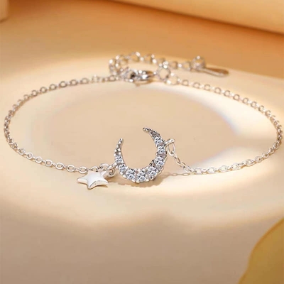 Picture of Stone Moon Star Round Bracelets for Women