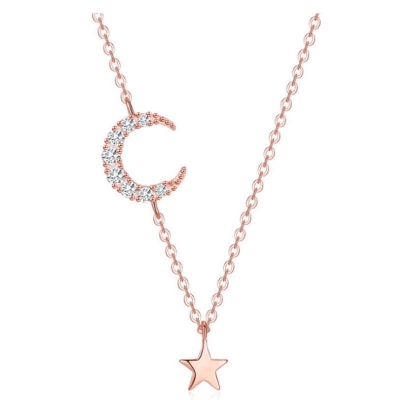 Picture of Moon Star Necklace for Women Classic Jewelry  Chain for Women