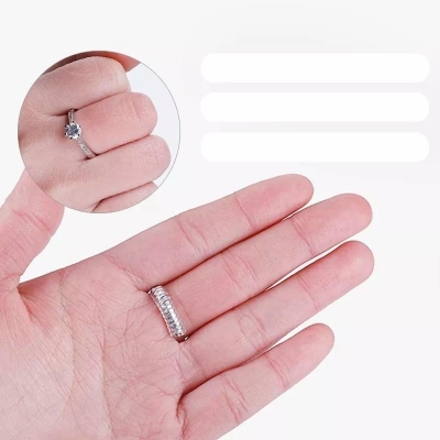 Picture of Transparent Invisible Ring Size Adjuster Tightener Spiral Resizing Tool Ring Accessories Based Ring