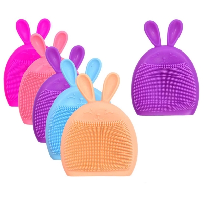 Picture of Bunny Shaped Silicone Baby Bath Brush