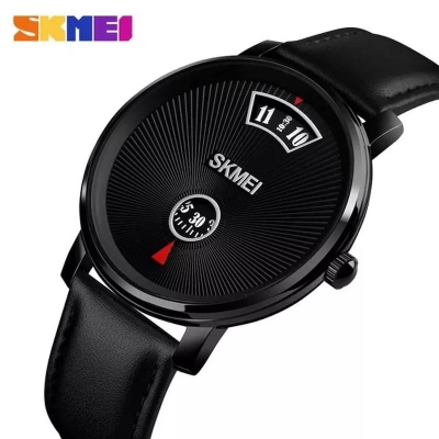 Picture of Skmei 1490 Simple Fashion Casual Watch For Men Black - Watch