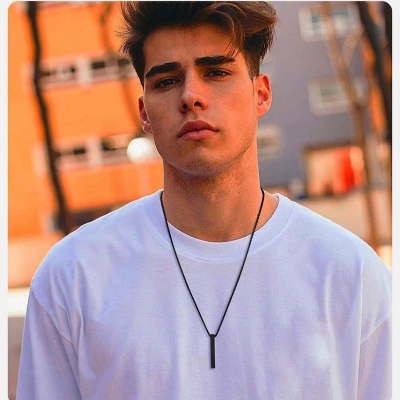 Picture of Superb Quality - Black New Collection Stainless Steel Trendy Fashion Necklace For Men - Trend and Needful - Understated Sophistication