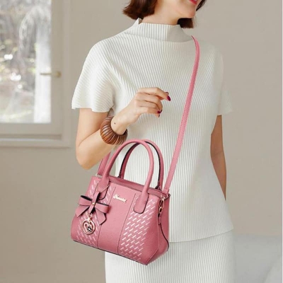 Picture of Purses and Handbags for Women Fashion Ladies PU Leather Top Handle Embroidery Bag Shoulder Tote Bags Pendant Crossbody Bag for Women Handbag