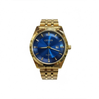 Picture of Fashonable watch for Men Stainless Steel Blue